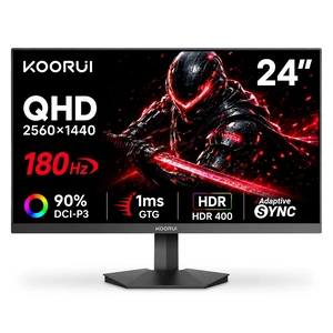 24" Gaming Monitor,180Hz 1ms Fast IPS Monitor, 1440P HDR400 Display, 90% DCI-P3 Color Gamut, Adaptive Sync, Slim Frame, VESA Mountable, HDMI 2.0, DP 1.4, G2421V 24" Gaming Monitor,180Hz 1ms Fast IPS Monitor, 1440P HDR400 Display, 90% DCI-P3 Color Gamut, Adaptive Sync, Slim Frame, VESA Mountable, HDMI 2.0, DP 1.4, G2421V