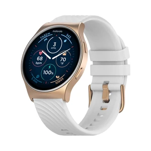 Moto Watch 120 - Premium Bluetooth Smartwatch with AMOLED Display, 10-Day Battery, Heart Rate & SpO2 Tracking, Fitness & Health Monitoring, Compatible with Android and iPhone - Rose Gold Moto Watch 120 - Premium Bluetooth Smartwatch with AMOLED Display, 10-Day Battery, Heart Rate & SpO2 Tracking, Fitness & Health Monitoring, Compatible with Android and iPhone - Rose Gold