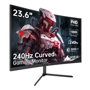 24 Inch 240Hz Curved Gaming Monitor, FHD 1080p 1500R 1ms Computer Monitor, Adaptive Sync, 3000:1 Contrast, HDR Support, HDMI 2.0 & DP 1.4, Low Blue Light, Tilt, VESA, H24S17P 24 Inch 240Hz Curved Gaming Monitor, FHD 1080p 1500R 1ms Computer Monitor, Adaptive Sync, 3000:1 Contrast, HDR Support, HDMI 2.0 & DP 1.4, Low Blue Light, Tilt, VESA, H24S17P