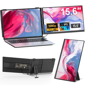 Laptop Screen Extender - 15.6" FHD 1080P Portable Monitor for Laptop, Detachable & Plug and Play Dual Monitor Extender for 13"-17.3" Laptops, Compatible with Wins/Mac/Android/Chrome Laptop Screen Extender - 15.6" FHD 1080P Portable Monitor for Laptop, Detachable & Plug and Play Dual Monitor Extender for 13"-17.3" Laptops, Compatible with Wins/Mac/Android/Chrome