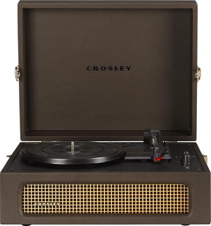 CR8017B-CO Voyager Vintage Portable Vinyl Record Player Turntable with Bluetooth in/Out and Built-in Speakers, Cocoa CR8017B-CO Voyager Vintage Portable Vinyl Record Player Turntable with Bluetooth in/Out and Built-in Speakers, Cocoa