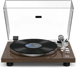 Turntable Record Player Wireless Output Vinyl Players Aluminium Platter Carbon Fiber Tonearm Belt-Drive LP 33 45 RPM Phono Audio AT-3600L MM Cartridge RCA Line Anti-Skate Pitch Control Walnut Turntable Record Player Wireless Output Vinyl Players Aluminium Platter Carbon Fiber Tonearm Belt-Drive LP 33 45 RPM Phono Audio AT-3600L MM Cartridge RCA Line Anti-Skate Pitch Control Walnut