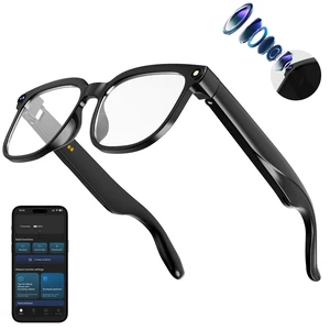 AI Smart Glasses with Camera,8MP Camera Glasses,1080P Anti-Shake Video Recording, Real Time Translation,AI Voice Assistant,Object Recognition,Bluetooth Sunglasses for Men Women(Transparent Lenses) AI Smart Glasses with Camera,8MP Camera Glasses,1080P Anti-Shake Video Recording, Real Time Translation,AI Voice Assistant,Object Recognition,Bluetooth Sunglasses for Men Women(Transparent Lenses)