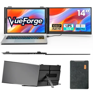 Laptop Screen Extender, 14" FHD 1080P Laptop Monitor Extender, Ultra-Thin Portable Monitor for Laptop with USB-C/HDMI Port, Plug & Play for Windows/Mac/Android/Switch/PS5/Chrome Laptop Screen Extender, 14" FHD 1080P Laptop Monitor Extender, Ultra-Thin Portable Monitor for Laptop with USB-C/HDMI Port, Plug & Play for Windows/Mac/Android/Switch/PS5/Chrome