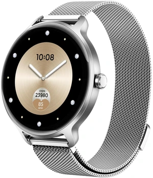 Smart Watch for Women, 1.27" AMOLED Screen Smartwatch with Answer/Make Call for iPhone/Android/Samsung, Fitness Tracker with 120+ Sport Modes, Heart Rate/Sleep/Health Monitor, IP68 Waterproof, Silver Smart Watch for Women, 1.27" AMOLED Screen Smartwatch with Answer/Make Call for iPhone/Android/Samsung, Fitness Tracker with 120+ Sport Modes, Heart Rate/Sleep/Health Monitor, IP68 Waterproof, Silver