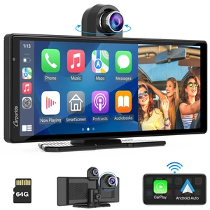 4K W903 Portable Wireless Carplay & Android Auto with Dash Cam - 9.3" HD IPS Screen, 4K Front Camera, Loop Recording, Bluetooth, Mirror Link, GPS, Siri, Dashboard Mounted 4K W903 Portable Wireless Carplay & Android Auto with Dash Cam - 9.3" HD IPS Screen, 4K Front Camera, Loop Recording, Bluetooth, Mirror Link, GPS, Siri, Dashboard Mounted
