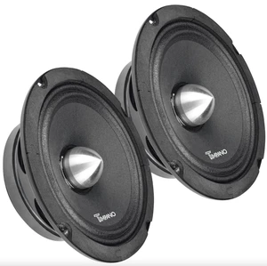 1000 Watts Midrange Speakers for Car Audio Systems TPT-MR6-4 Bullet 4 Ohm Shallow PRO Audio Mid Range Loudspeaker (Bundle 2 Speakers) 1000 Watts Midrange Speakers for Car Audio Systems TPT-MR6-4 Bullet 4 Ohm Shallow PRO Audio Mid Range Loudspeaker (Bundle 2 Speakers)