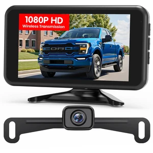 Wireless Backup Camera: 5" 1080P HD Dual-Channel Monitor, Easy Installation,Stable Digital Transmission Signal,IP69K Waterproof Night Vision Back Up Camera for Truck,SUV,Pickup,Car,Trailer Wireless Backup Camera: 5" 1080P HD Dual-Channel Monitor, Easy Installation,Stable Digital Transmission Signal,IP69K Waterproof Night Vision Back Up Camera for Truck,SUV,Pickup,Car,Trailer