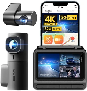3 Channel Dash Cam Front and Rear, 4K+2K+1080P Triple Dashcam for Cars with Dual 32G eMMC Storage Car Camera Dashcam, GPS,WiFi 6,3" IPS, AI ISP Night Vision,7 Days Parking Mode,Z60 link 3 Channel Dash Cam Front and Rear, 4K+2K+1080P Triple Dashcam for Cars with Dual 32G eMMC Storage Car Camera Dashcam, GPS,WiFi 6,3" IPS, AI ISP Night Vision,7 Days Parking Mode,Z60 link