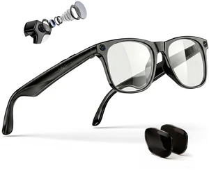 4K Camera Smart Glasses with ChatGPT AI, Blue Light Blocking Lenses + Extra Sunglasses, Live Translation & Bluetooth Audio, Hands-Free POV Video Recording Eyewear 4K Camera Smart Glasses with ChatGPT AI, Blue Light Blocking Lenses + Extra Sunglasses, Live Translation & Bluetooth Audio, Hands-Free POV Video Recording Eyewear