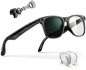 AI Smart Glasses with 4K Camera & ChatGPT, Photochromic Transition Lenses + Extra Blue Light, Real-time Translator & Meeting Minutes, Voice Control Smart Wearable AI Smart Glasses with 4K Camera & ChatGPT, Photochromic Transition Lenses + Extra Blue Light, Real-time Translator & Meeting Minutes, Voice Control Smart Wearable