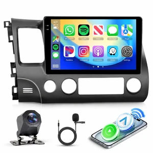 4G 128G Car Radio for Honda Civic 2006-2011 Stereo 10.1 inch Incell Touch Screen Wireless CarPlay Android Auto Android Head Unit DAB Bluetooth GPS 5G WiFi SWC Backup Camera 4G 128G Car Radio for Honda Civic 2006-2011 Stereo 10.1 inch Incell Touch Screen Wireless CarPlay Android Auto Android Head Unit DAB Bluetooth GPS 5G WiFi SWC Backup Camera