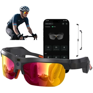 Smart Cycling Glasses with 20MP Camera, AI Voice Assistant & Real-World Recognition, EIS Anti Bluetooth Audio Sunglasses, Sports Camera Glasses for Outdoor Activity Men Women (Purple & Yellow Lens) Smart Cycling Glasses with 20MP Camera, AI Voice Assistant & Real-World Recognition, EIS Anti Bluetooth Audio Sunglasses, Sports Camera Glasses for Outdoor Activity Men Women (Purple & Yellow Lens)
