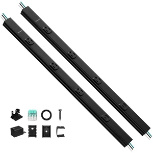 2-Pack Under Cabinet Hardwired Power Strip, 24-Inch, 3 TR Outlets with USB-A & USB-C, Adjustable Plug Molding Under Cabinet, Pre-Wired forKitchen Cabinets, Workshop, ETL Listed, Black 2-Pack Under Cabinet Hardwired Power Strip, 24-Inch, 3 TR Outlets with USB-A & USB-C, Adjustable Plug Molding Under Cabinet, Pre-Wired forKitchen Cabinets, Workshop, ETL Listed, Black