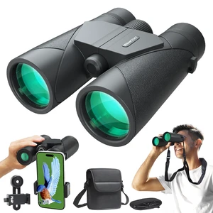 15X45 Professional HD Binoculars for Adults High Powered with Phone Adapter, IPX7 Waterproof Binoculars with Large Eyepiece for Huting Bird Watching Hiking Hunting Cruise Ship 15X45 Professional HD Binoculars for Adults High Powered with Phone Adapter, IPX7 Waterproof Binoculars with Large Eyepiece for Huting Bird Watching Hiking Hunting Cruise Ship