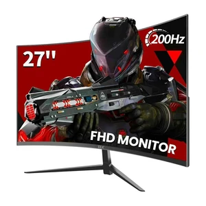 27 Inch Curved Gaming Monitor 200Hz|180Hz|144HZ 1ms FHD 1080P Computer Screen FreeSync|130% sRGB|HDR|Low Blue Light|HDMI DP Ports|VESA Mount|Metal Stand 27 Inch Curved Gaming Monitor 200Hz|180Hz|144HZ 1ms FHD 1080P Computer Screen FreeSync|130% sRGB|HDR|Low Blue Light|HDMI DP Ports|VESA Mount|Metal Stand
