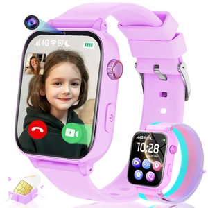 Kids Smart Watch for Boys Girls, 4G Smartwatch Phone for Children with GPS, Call, SOS, Video/Voice Chat, Parental App, Alarm, HD Touchscreen Watches for Kid Gifts Ages 4-12,Bright Rose Kids Smart Watch for Boys Girls, 4G Smartwatch Phone for Children with GPS, Call, SOS, Video/Voice Chat, Parental App, Alarm, HD Touchscreen Watches for Kid Gifts Ages 4-12,Bright Rose