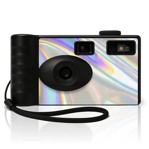 Screen Free Digital Camera | Four Built in Filters | Rechargeable, 8mp, Lightweight, Focus-Free, Auto-Flash, Easy-to-Use, Reusable, Retro Film-Style Photos (Holographic) Screen Free Digital Camera | Four Built in Filters | Rechargeable, 8mp, Lightweight, Focus-Free, Auto-Flash, Easy-to-Use, Reusable, Retro Film-Style Photos (Holographic)