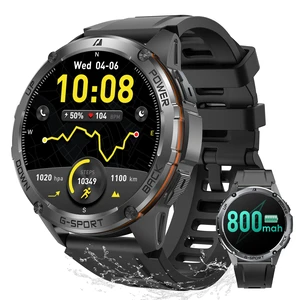 GPS Military Smart Watches for Men - Military Grade, 6-Satellite Positioning, 800mAh 30-Day Battery, 5ATM Waterproof Rugged Fitness Watch for Outdoor Tactical Use 1.43" AMOLED Rugged Fitness Watch GPS Military Smart Watches for Men - Military Grade, 6-Satellite Positioning, 800mAh 30-Day Battery, 5ATM Waterproof Rugged Fitness Watch for Outdoor Tactical Use 1.43" AMOLED Rugged Fitness Watch
