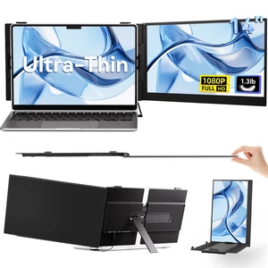 14" Laptop Screen Extender, Ultra-Thin Ligthweight FHD 1080P IPS Portable Monitor, Travel Screen for Laptops 13-17.3" USB-C/HDMI Plug and Play for Windows/Mac/Android/PS5 14" Laptop Screen Extender, Ultra-Thin Ligthweight FHD 1080P IPS Portable Monitor, Travel Screen for Laptops 13-17.3" USB-C/HDMI Plug and Play for Windows/Mac/Android/PS5