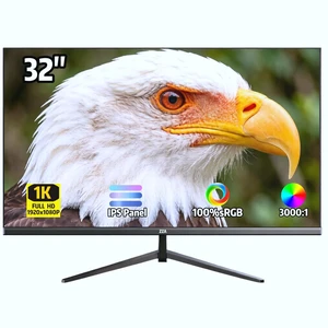 32 Inch 1K FHD Monitor (1920x1080), IPS,60Hz Refresh Rate,AMD FreeSync, 178° Viewing Angle,VESA 100x100mm Mount Compatible, Tilt Adjustable - Black 32 Inch 1K FHD Monitor (1920x1080), IPS,60Hz Refresh Rate,AMD FreeSync, 178° Viewing Angle,VESA 100x100mm Mount Compatible, Tilt Adjustable - Black