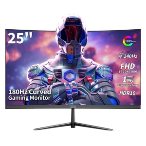 25" Curved Gaming Monitor, 240Hz|144Hz FHD(1920 * 1080P) VA Screen Computer Monitor, Supports Freesync, 120% sRGB, Blue Light Filter,AMD Freesync, Wall Mountable Installs(HDMI 1.4/DP 1.2) 25" Curved Gaming Monitor, 240Hz|144Hz FHD(1920 * 1080P) VA Screen Computer Monitor, Supports Freesync, 120% sRGB, Blue Light Filter,AMD Freesync, Wall Mountable Installs(HDMI 1.4/DP 1.2)