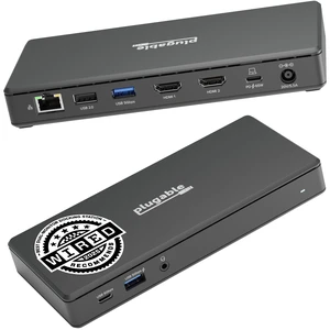 USB-C Docking Station Dual 4K 60Hz HDMI, 65W Charging, Gigabit Ethernet, 1x USB-C 5Gbps, 3X USB-A, Audio, Windows/ChromeOS, USB-C/USB4/Thunderbolt, Driverless (UD-MSTH2) USB-C Docking Station Dual 4K 60Hz HDMI, 65W Charging, Gigabit Ethernet, 1x USB-C 5Gbps, 3X USB-A, Audio, Windows/ChromeOS, USB-C/USB4/Thunderbolt, Driverless (UD-MSTH2)