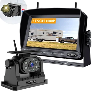Wireless Magnetic Backup Camera, 15000mAh Battery Powered Rechargeable Waterproof HD Solar Back Up Rear View Bluetooth Hitch Camera with 7 Inch 1080P Monitor System for Car Truck Trailer RV VN003 Wireless Magnetic Backup Camera, 15000mAh Battery Powered Rechargeable Waterproof HD Solar Back Up Rear View Bluetooth Hitch Camera with 7 Inch 1080P Monitor System for Car Truck Trailer RV VN003