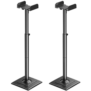 Universal Speaker Stands Pair Height Adjustable Max 43.3", Surround Sound Speaker Stands for Bookshelf Speaker Satellite Rear Speakers Up to 11 lbs, Spring-Loaded Plate Extends to 10" Universal Speaker Stands Pair Height Adjustable Max 43.3", Surround Sound Speaker Stands for Bookshelf Speaker Satellite Rear Speakers Up to 11 lbs, Spring-Loaded Plate Extends to 10"
