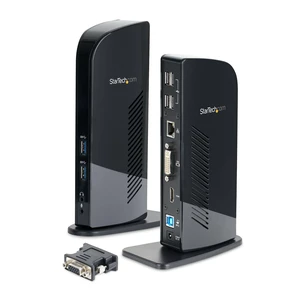 USB 3.0 Dual Monitor Docking Station with HDMI & DVI/VGA, 6x USB-A Ports, Ethernet, Audio & USB Type-A Hub, Universal Laptop Dock - Windows/macOS/ChromeOS, TAA (USB3SDOCKHD) USB 3.0 Dual Monitor Docking Station with HDMI & DVI/VGA, 6x USB-A Ports, Ethernet, Audio & USB Type-A Hub, Universal Laptop Dock - Windows/macOS/ChromeOS, TAA (USB3SDOCKHD)