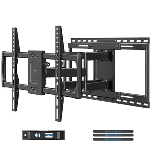 Sliding TV Wall Mount for 42-86" TVs, Full Motion Articulating Dual Arms, Easy TV Centering, Max VESA 600x400mm, 132 lbs, MD2198 Sliding TV Wall Mount for 42-86" TVs, Full Motion Articulating Dual Arms, Easy TV Centering, Max VESA 600x400mm, 132 lbs, MD2198
