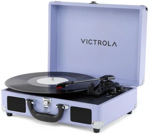 Journey II (2025 Model) Bluetooth Suitcase Record Player Built-in Stereo Speakers with Enhanced Bass, 3-Speed Turntable, Bluetooth Input and Output, RCA & Headphone Outputs (Lavender) Journey II (2025 Model) Bluetooth Suitcase Record Player Built-in Stereo Speakers with Enhanced Bass, 3-Speed Turntable, Bluetooth Input and Output, RCA & Headphone Outputs (Lavender)