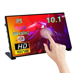 10.1 Inch Capacitive Touchscreen Display, 1024x600 IPS LCD with Dual-Speaker, HDMI Portable Monitor for Raspberry Pi 5/4B/3B+/3B/B+/Zero/400, Win11/10/8/7, Free-Driver 10.1 Inch Capacitive Touchscreen Display, 1024x600 IPS LCD with Dual-Speaker, HDMI Portable Monitor for Raspberry Pi 5/4B/3B+/3B/B+/Zero/400, Win11/10/8/7, Free-Driver