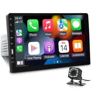 9inch Single Din Touchscreen Car Stereo Compatible with Apple Carplay and Android Auto, Bluetooth Car Radio with Backup Camera 9inch Single Din Touchscreen Car Stereo Compatible with Apple Carplay and Android Auto, Bluetooth Car Radio with Backup Camera