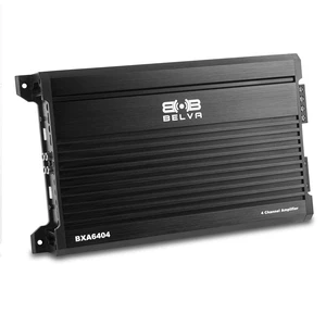 BXA6404 640W Peak BX-Series 2-Ohm Stable Class-A/B 4-Channel Car Audio MOSFET Amplifier BXA6404 640W Peak BX-Series 2-Ohm Stable Class-A/B 4-Channel Car Audio MOSFET Amplifier