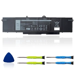 9JRV0 97Wh Battery Replacement for Dell Latitude 5521 5531 / Precision 3561 3571 3581 3591 / Alienware m17 R5 AMD/Alienware m18 R1 R2 / Alienware m18 R1 AMD Series Laptop 0P3TJ 0R05P0 05RGW 9JRV0 97Wh Battery Replacement for Dell Latitude 5521 5531 / Precision 3561 3571 3581 3591 / Alienware m17 R5 AMD/Alienware m18 R1 R2 / Alienware m18 R1 AMD Series Laptop 0P3TJ 0R05P0 05RGW