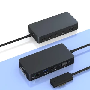 New Surface Dock Triple Displays 4K@60HZ HDMI+VGA, 11 in 1 Surface Docking Station for Surface Pro 11/10/9/8/X/7/6/5/4/3,Surface Laptop 7/6/5/4/3/2/1,Surface Book Go New Surface Dock Triple Displays 4K@60HZ HDMI+VGA, 11 in 1 Surface Docking Station for Surface Pro 11/10/9/8/X/7/6/5/4/3,Surface Laptop 7/6/5/4/3/2/1,Surface Book Go