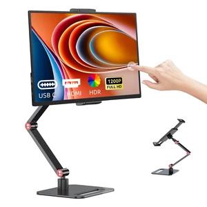 14 Inch Touchscreen Portable Monitor with Stand, 1920x1200 IPS HDR Ultra Slim USB-C HDMI External Display for Laptop Phone Switch 14 Inch Touchscreen Portable Monitor with Stand, 1920x1200 IPS HDR Ultra Slim USB-C HDMI External Display for Laptop Phone Switch