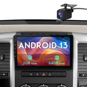 Car Stereo Radio for Jeep Wrangler JK 2007-2018 Dodge RAM 1500 Chrysler Compass Grand Cherokee, Android 13 2GB 64GB 10 Inch Touchscreen, Wireless CarPlay Android Auto, Backup Camera, FM AM WiFi RDS Car Stereo Radio for Jeep Wrangler JK 2007-2018 Dodge RAM 1500 Chrysler Compass Grand Cherokee, Android 13 2GB 64GB 10 Inch Touchscreen, Wireless CarPlay Android Auto, Backup Camera, FM AM WiFi RDS