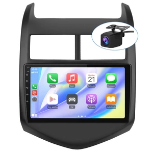5G WIFI Car Radio Stereo for Chevy Aveo Sonic 2011 2012 2013 2014 2015 with Wireless Android Auto Carplay 2G+32G 9 inch Android 13 Touch Screen with SWC GPS Navigation DSP BT Free Backup Camera 5G WIFI Car Radio Stereo for Chevy Aveo Sonic 2011 2012 2013 2014 2015 with Wireless Android Auto Carplay 2G+32G 9 inch Android 13 Touch Screen with SWC GPS Navigation DSP BT Free Backup Camera