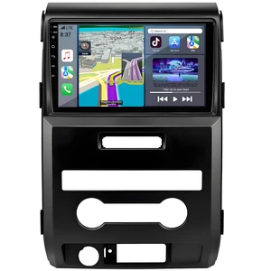 Car Radio for Ford F150 2009-2012: Upgrade 4GB+32GB Android 14 Head Unit with Wireless CarPlay Android Auto - 9 inch Touchscreen Stereo with GPS Navigation WiFi Bluetooth Car Radio for Ford F150 2009-2012: Upgrade 4GB+32GB Android 14 Head Unit with Wireless CarPlay Android Auto - 9 inch Touchscreen Stereo with GPS Navigation WiFi Bluetooth