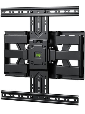 Ultra Slim TV Wall Mount 37-75 Inch TVs Mount with Swivel and Tilt, Low Profile Full Motion Bracket with Articulating Dual Arms, Up to VESA 400X400 mm Max 16" Wood Studs, Holds 99lbs Ultra Slim TV Wall Mount 37-75 Inch TVs Mount with Swivel and Tilt, Low Profile Full Motion Bracket with Articulating Dual Arms, Up to VESA 400X400 mm Max 16" Wood Studs, Holds 99lbs