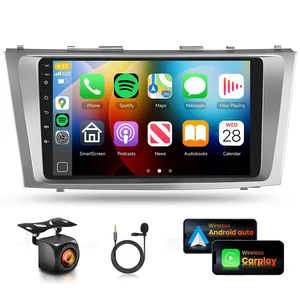 2G+64G Car Radio for Toyota Camry 2006-2011 Stereo 9 inch HD IPS Touch Screen Android Head Unit Built-in DSP Wireless CarPlay Android Auto Bluetooth GPS WiFi DVR SWC Backup Camera 2G+64G Car Radio for Toyota Camry 2006-2011 Stereo 9 inch HD IPS Touch Screen Android Head Unit Built-in DSP Wireless CarPlay Android Auto Bluetooth GPS WiFi DVR SWC Backup Camera