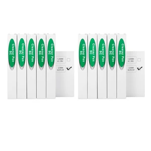 10 pcs Fiber Optic Cleaner Fiber Optic Tools Cleaing Pen for FC, SC & ST 2.5mm Connector, Fiber Cleaner Pen - 800+ Endface & Optical Connector Cleans 10 pcs Fiber Optic Cleaner Fiber Optic Tools Cleaing Pen for FC, SC & ST 2.5mm Connector, Fiber Cleaner Pen - 800+ Endface & Optical Connector Cleans