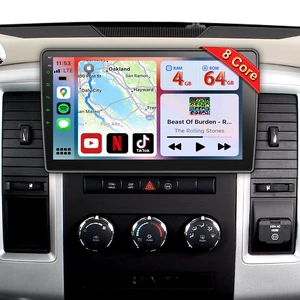 8 Core Car Radio 64G for Jeep Wrangler JK Compass Grand Cherokee Dodge Ram Upgrade Stereo Wireless CarPlay Android Auto,10 '' Touchscreen Head Unit GPS WiFi AM/FM SWC 8 Core Car Radio 64G for Jeep Wrangler JK Compass Grand Cherokee Dodge Ram Upgrade Stereo Wireless CarPlay Android Auto,10 '' Touchscreen Head Unit GPS WiFi AM/FM SWC