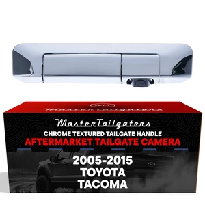 Chrome Tailgate Handle with Backup Camera Replacement for Toyota Tacoma (2005-2015) | IP68 Waterproof | Parking Grid Lines Available | Easy to Install Chrome Tailgate Handle with Backup Camera Replacement for Toyota Tacoma (2005-2015) | IP68 Waterproof | Parking Grid Lines Available | Easy to Install