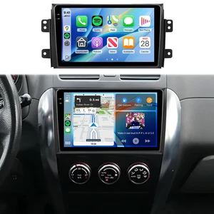 4G+128G Car Radio Stereo for Suzuki SX4 2006-2013, 9inch HD in-Cell Touch Screen/Android 15/Wireless CarPlay/Android Auto/GPS/5Ghz WiFi/5.0Bluetooth/FM/RDS/SWC/AHD Backup Camera 4G+128G Car Radio Stereo for Suzuki SX4 2006-2013, 9inch HD in-Cell Touch Screen/Android 15/Wireless CarPlay/Android Auto/GPS/5Ghz WiFi/5.0Bluetooth/FM/RDS/SWC/AHD Backup Camera