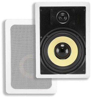 2-Way Aramid Fiber In-Wall Speakers - 6.5 Inch (Pair) Titanium Silk Dome Tweeters - Caliber Series 2-Way Aramid Fiber In-Wall Speakers - 6.5 Inch (Pair) Titanium Silk Dome Tweeters - Caliber Series