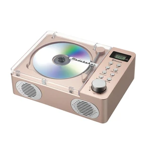 SB3720 Portable Stereo Bluetooth CD Player with MP3 Playback, FM Radio, USB, and Built-in Rechargeable Battery (Rose Gold) SB3720 Portable Stereo Bluetooth CD Player with MP3 Playback, FM Radio, USB, and Built-in Rechargeable Battery (Rose Gold)