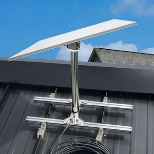 Gen 3 Starlink Roof Mount,Standing Seam Metal Roof Mount for Starlink Standard 4/4X,with Pipe Adapter,No Drilling Required,Adjustable,Strong Load-Bearing Capacity(for Starlink Gen 3) Gen 3 Starlink Roof Mount,Standing Seam Metal Roof Mount for Starlink Standard 4/4X,with Pipe Adapter,No Drilling Required,Adjustable,Strong Load-Bearing Capacity(for Starlink Gen 3)